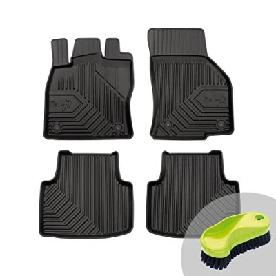 Abbildung von FROGUM No.77 Gummimatten Ganzjahresset von Auto Fußmatten Autofussmatten für Volkswagen Passat B8 ab 2014 Langlebiges TPE Material