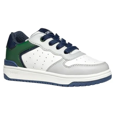 Abbildung von Geox Washiba Sneaker low für Kinder, Größe: 34, Light grey dark green Schuhe