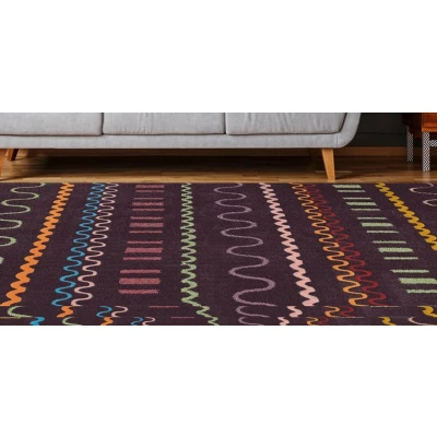 Abbildung von Teppich Spirit 3085 Multi / Violett