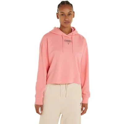 Abbildung von Tommy Jeans Kapuzensweatshirt TJW RLX ESSENTIAL Logo HOODIE mit Schriftzug &amp; Flag