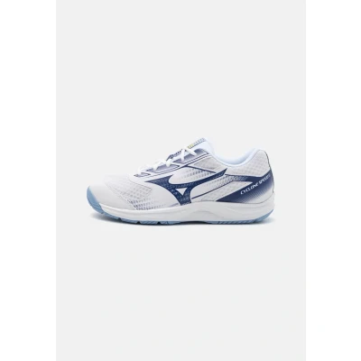 Abbildung von Mizuno Cyclone Speed 5 Volleyballschuh, Herren, Größe: 43, White/blue Textil/synthetik
