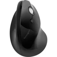 Abbildung von Kensington Kabellose ergonomische Vertikale Maus, Wireless Pro Fit Ergo Computermaus mit Scrollrad, 4 DPI Einsellungen &amp; 6 Tasten, Inkl. 1 AA Batterie, Schwarz, K75501EU