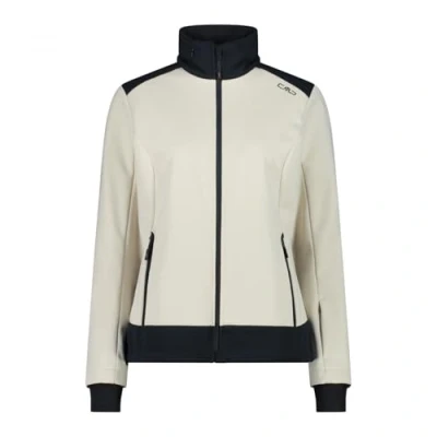 Abbildung von CMP Damen Softshelljacke mit fester Kapuze, Vanille, 52
