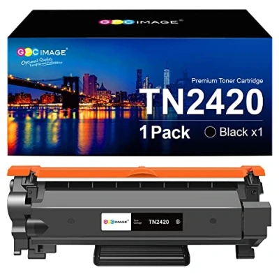 Abbildung von GPC IMAGE TN2420 TN 2420 Kompatible für Toner Brother MFC L2710DW TN2410 2410 L2710DN HL L2350DW L2375DW L2750DW L2310D L2730DW L2370DN Tray​ (Schwarz)