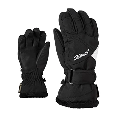 Abbildung von Ziener Mädchen LARA GTX GIRLS glove junior Ski handschuhe / Wintersport wasserdicht atmungsaktiv, black, 7,5