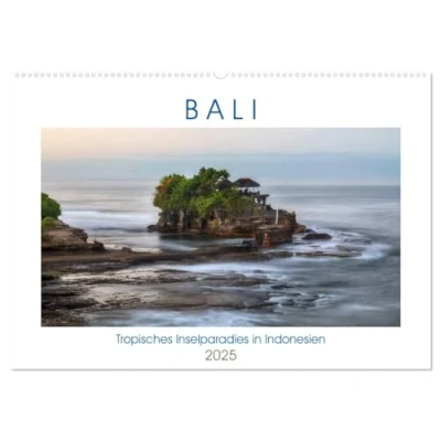 Abbildung von Bali, tropisches Inselparadies in Indonesien (Wandkalender 2025 DIN A2 quer), CALVENDO Monatskalender