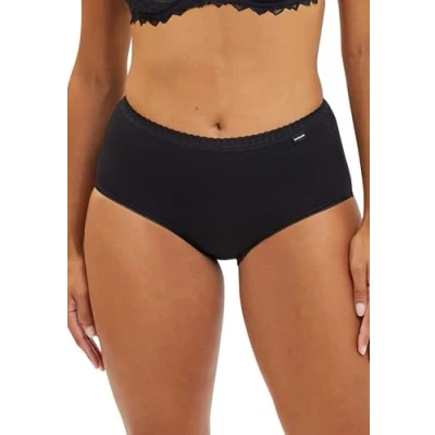 Abbildung von Sans Complexe Damen Classique Coton B 60ah36 Slip, Schwarz + Schwarz., 42 EU