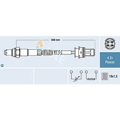 Abbildung von FAE 77279 Lambdasonde BMW: 3 Limousine, Touring, 5 Limousine