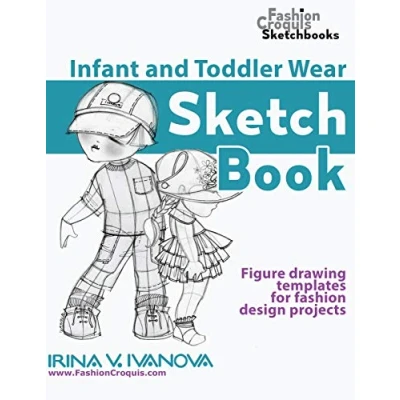 Abbildung von Infant and Toddler Wear Sketchbook: Figure drawing templates for fashion design projects (Fashion Croquis Sketch Books)