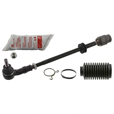 Abbildung von febi BILSTEIN 100342 Spurstange Vorderachse links mit Muttern, Fett Schellen, Lenkmanschetten Plus VOLKSWAGEN: GOLF 2, Jetta 2