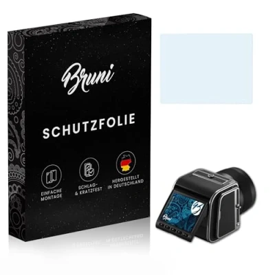 Abbildung von Bruni Schutzfolie kompatibel mit Hasselblad 907X 50C Folie, glasklare Displayschutzfolie (2X)