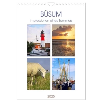 Abbildung von Büsum Impressionen eines Sommers (Wandkalender 2025 DIN A4 hoch), CALVENDO Monatskalender