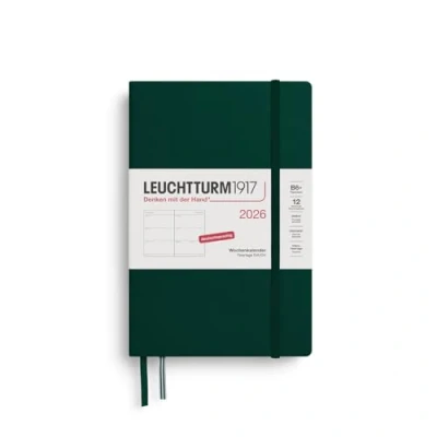 Abbildung von LEUCHTTURM1917 372538 Wochenkalender Paperback (B6+) 2026, 12 Monate, Forest Green, Deutsch