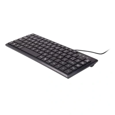 Abbildung von UNYKAch KB 302 Mini Tastatur, USB, QWERTY, Schwarz Tastaturen (Mini, Membrantastatur, Schwarz)