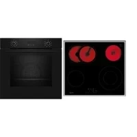 Abbildung von NEFF Backofen Set &quot;B2CCG6AK3&quot;, mit Teleskopauszug nachrüstbar, Pyrolyse Selbstreinigung, 7 Beheizungsarten