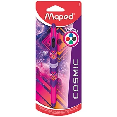 Abbildung von Maped Cosmic Doppelspitzenstift mit 4 Farben (rosa Design)