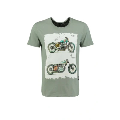 Abbildung von Key Largo MT Brake Round Tshirt print, Herren, Größe: Large, Salbei green