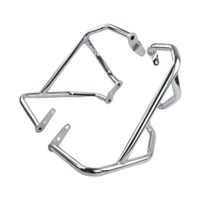 Abbildung von Motor Crash Bars Für Goldwing GL1800 F6C 2018 2023 Motorrad Schutz Bar Stoßstange Sturzbügel Schutzbügel(Silber)
