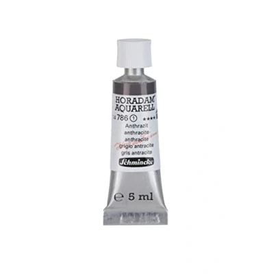 Abbildung von Schmincke HORADAM® AQUARELL feinste Künstler Aquarellfarben, Anthrazit 5 ml