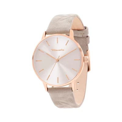 Abbildung von Tamaris Damen Analog Quarz Uhr mit Leder Armband TT 0204 LQ
