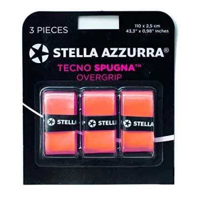Abbildung von Stella Azzurra Tecno Schwamm Overgrip, Neon Orange, Einheitsgröße