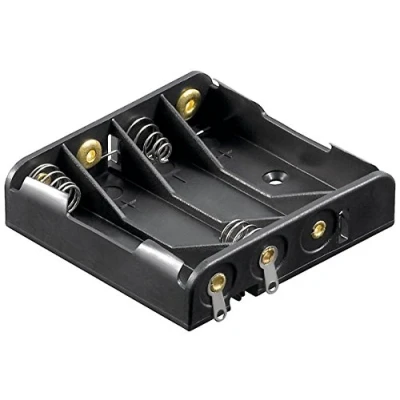 Abbildung von WireThinX Batteriehalter für 4X Micro AAA mit Lötanschluss