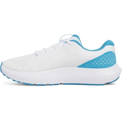 Abbildung von Under Armour UA Charged Surge 4 Herren Laufschuh, weiß / blau, 44 EU