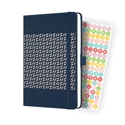 Abbildung von SIGEL J4205 Wochenkalender Jolie 2024, ca. A5, dunkelblau, Hardcover, Gummiband, Stiftschlaufe, Einstecktasche, 174 S., aus nachhaltigem Papier, Terminplaner