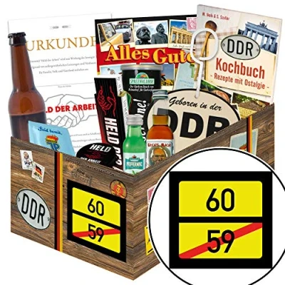 Abbildung von Ortsschild 60 ++ Geschenke zum Geburtstag Mann DDR Geschenk