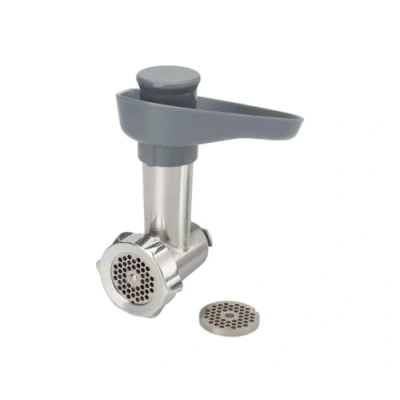 Abbildung von Kenwood KAP90.000GY, Mahlwerk für Planetenmixer, kompatibel mit Prospero+, zwei Stahlscheiben feines oder grobes Hacken, ideal Fleisch und Gemüse, Silber, Grau