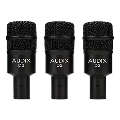 Abbildung von AUDIX D2 TRIO 3 Piece Drum Microphone Package with DVICE Clamps