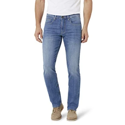 Abbildung von Stooker Men 5 Pocket Hose &quot;Frisco Denim Straight Fit Men&quot;, Casual Clean Wash Twill Coloured Comfort Flex für Herren