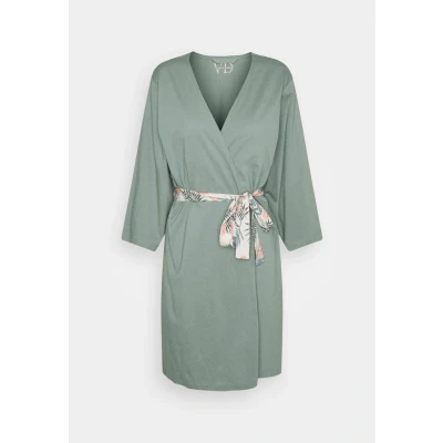 Abbildung von Lascana Palms Kimono Bademantel, Damen, Größe: 32/34, Jadegreen