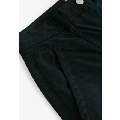 Abbildung von Next Regular FIT Barrel Chino, Damen, Größe: 40xS, Black