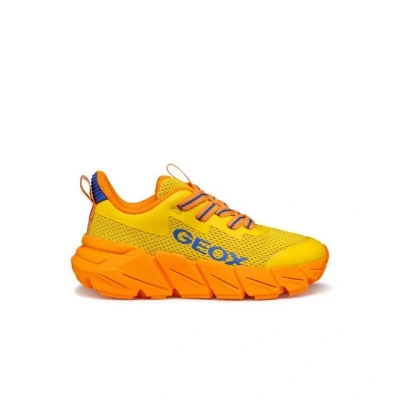 Abbildung von Geox Flexyper Sneaker low für Kinder, Größe: 36, Gelb Schuhe