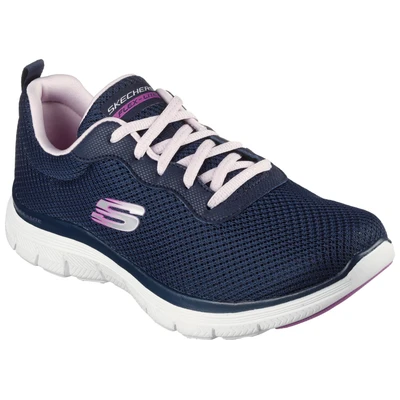 Abbildung von Skechers Sport FLEX Appeal 4.0 Sneaker low, Damen, Größe: 35, Navy/lavender Schuhe