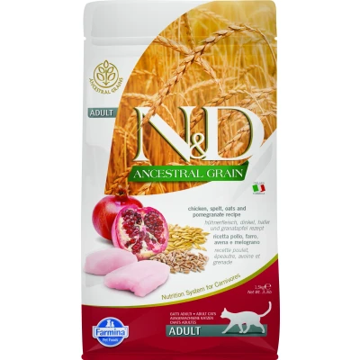 Abbildung von N&amp;D Ancestral Grain Katzenfutter Huhn 1,5 kg