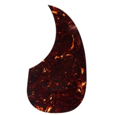 Abbildung von Musiclily Tränenform Akustikgitarre Pickguard Selbstklebender Schlagbrett für Martin D28 Style Folk Gitarre, Tortoise Shell