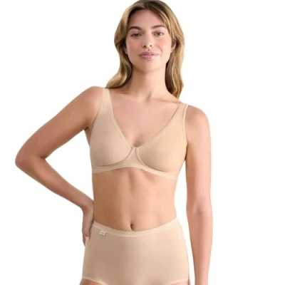 Abbildung von Sloggi Basic SOFT BRA Triangel BH, Damen, Größe: 70C, Skin