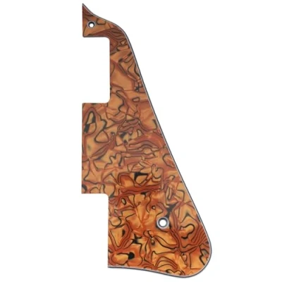 Abbildung von Musiclily Gitarren Schlagbrett Pickguard für China Made Epiphone Les Paul Standard Modern Style,4 lagig Tiger Spot Shell