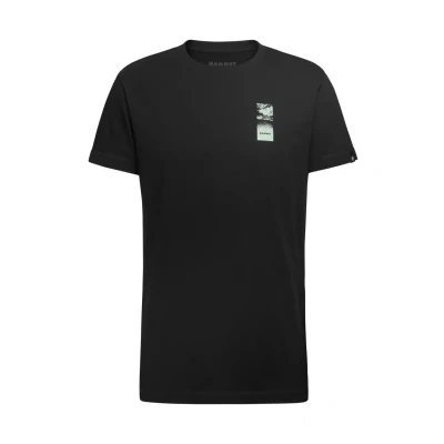 Abbildung von Mammut Massone Wagon Tshirt print, Herren, Größe: Small, Black
