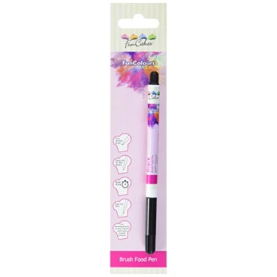 Abbildung von FunCakes Edible FunColours Lebensmittelstift Schwarz Food Brush Pen 1 g