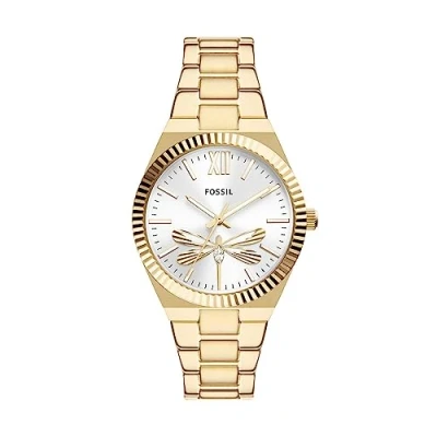 Abbildung von Fossil Scarlette Uhr goldcoloured, Damen, Größe: One Size, Gold coloured