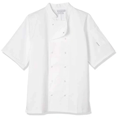 Abbildung von Whites Chefs Apparel Vegas A211 M Kochjacke, kurzärmelig, Größe M, Weiß