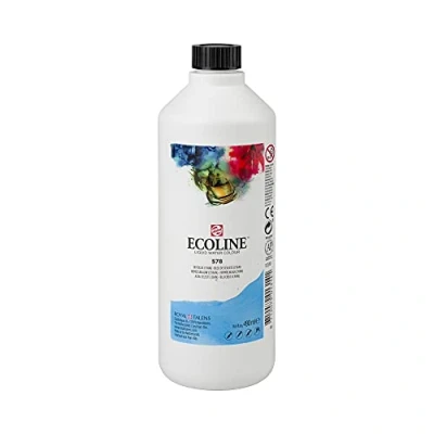 Abbildung von Ecoline Liquid Watercolour Bottle Sky Blue (Cyan) 578