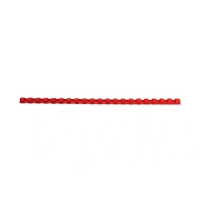 Abbildung von CombBind 4028215 Plastikbinderücken 10mm, rot, 100 Stück ,
