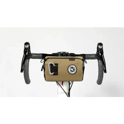 Abbildung von ULAC NEO Porter COURSIER Fahrrad Lenkertasche, Bike Front Feed Bag für Rennrad, Mountainbike, Radfahren Reisen (Latte, 2.7L)