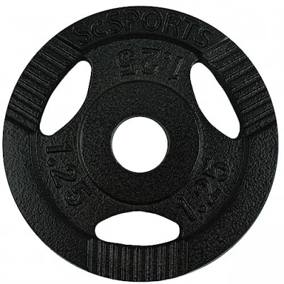 Abbildung von ScSPORTS® Hantelscheiben Set 30mm Gusseisen Gewichtsscheiben 0,5 20 kg Gewichte, 5