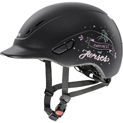 Abbildung von Uvex Reithelm Kind/Jugend Kiddox HappyHorse Schwarz