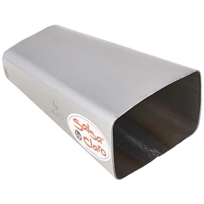 Abbildung von LP Latin Percussion ES 13 Kuhglocke Salsa Claro Bongo 7,25&quot; Handmodell, brushed steel, Glocke für einen hellen, lebendigen Sound